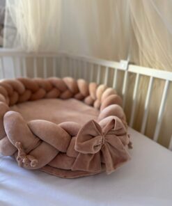 Velvety DarkBeige Babynestje