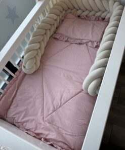 Alternative view of Beddengoed Set Ruffle OldPink
