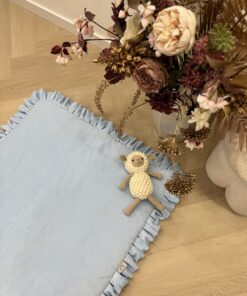 Velvety BabyBlauw Speelmat Vierkant