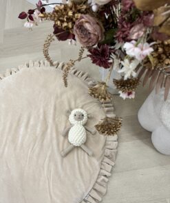 Velvety Beige Speelmat Rond