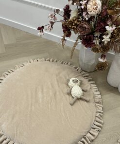 Alternative view of Velvety Beige Speelmat Rond