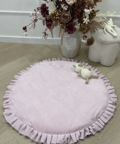 Alternative view of Velvety SoftPink Speelmat Rond
