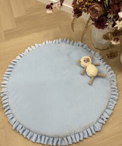 Velvety BabyBlauw Speelmat Rond
