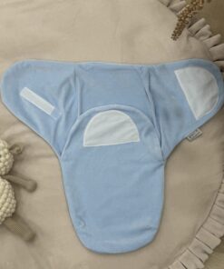 Alternative view of Velvety BabyBlauw Inbakerdoek