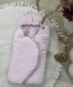 Velvety SoftPink Voetenzak/Wikkeldeken