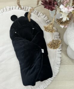 Velvety Black Voetenzak/Wikkeldeken