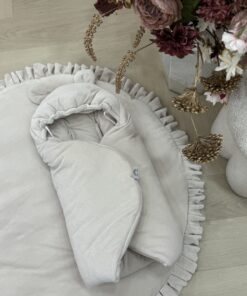 Velvety Ivory Voetenzak/Wikkeldeken