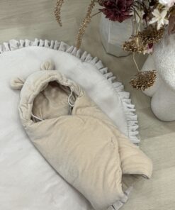 Alternative view of Velvety Beige Voetenzak/Wikkeldeken