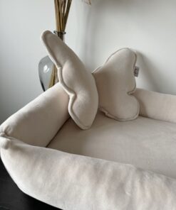 Alternative view of Velvety Ivory Natural Butterfly babynestje