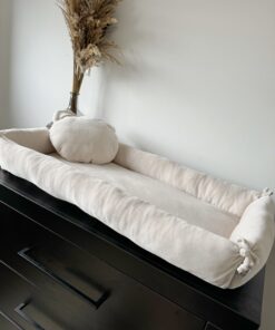 Velvety Ivory Natural Bear babynestje