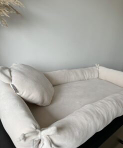 Alternative view of Velvety Ivory Natural Bear babynestje