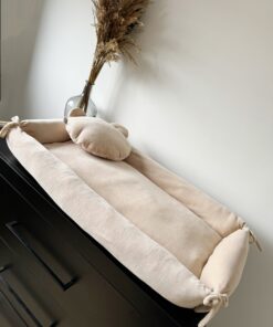 Velvety Beige Natural Bear babynestje