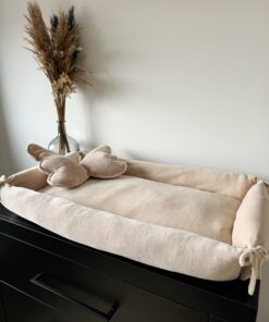 Velvety Beige Natural Butterfly babynestje