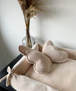 Alternative view of Velvety Beige Natural Butterfly babynestje