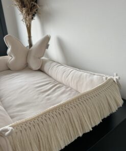 Alternative view of Velvety Ivory Bohemian Butterfly babynestje