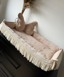 Alternative view of Velvety Beige Bohemian Butterfly babynestje
