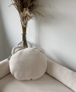Velvety Ivory Bear Kussen