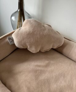 Velvety Beige Cloud Kussen