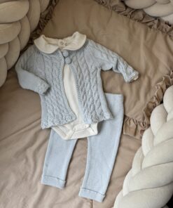 3-delige set babyblauw