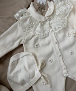 Alternative view of 5-delige Complete newbornset DiamondBloom Cream