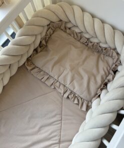 Beddengoed Set Ruffle Beige