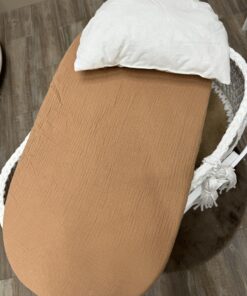 Alternative view of Hoeslaken Chestnut Katoen mozesmand/verschoonmand