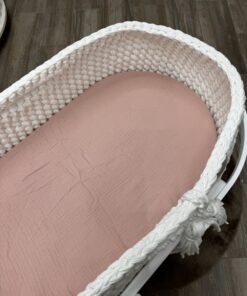 Alternative view of Hoeslaken OldPink Katoen mozesmand/verschoonmand