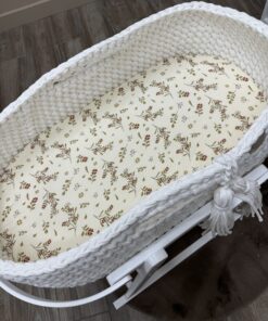 Hoeslaken FlowerChestnut Katoen mozesmand/verschoonmand