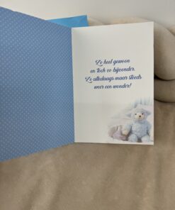 Alternative view of Wenskaart Een Jongen