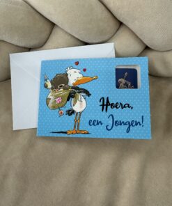 Wenskaart Hoera Een Jongen