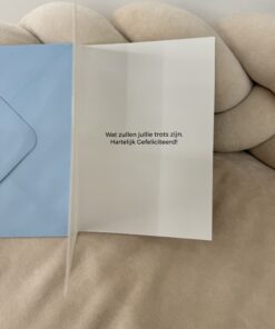 Alternative view of Wenskaart Het Is Een Jongetje