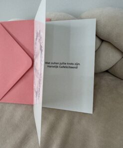 Alternative view of Wenskaart Het Is Een Meisje