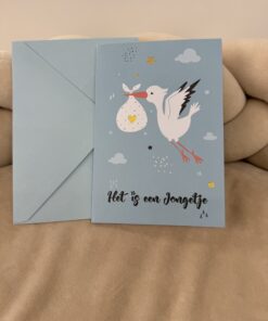 Wenskaart Het is Een Jongetje