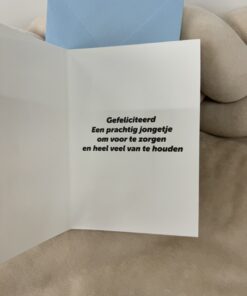 Alternative view of Wenskaart Koala Hoera Een Jongetje