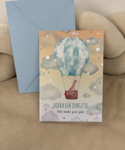 Wenskaart Klein Wonder Groot Geluk