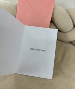 Alternative view of Wenskaart illustratie een Meisje