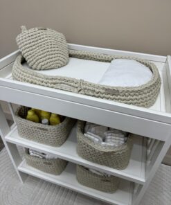 Alternative view of Complete Commode Set 5-Delig Cotton Sand #4