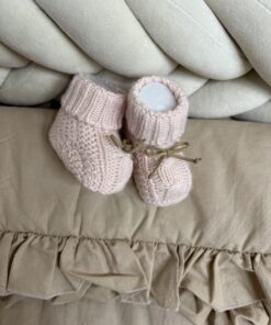 Gebreide Slofjes Roze