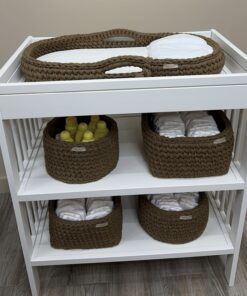 Complete Commode Set 5-Delig Cotton Brown #16