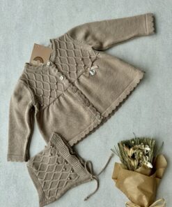 2-delige Set Unique Warm Beige Parel