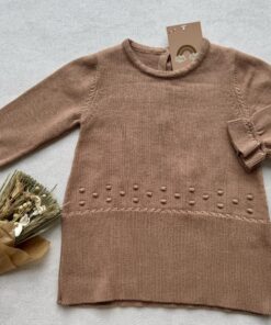 Gebreid Jurkje Dot ChestNut