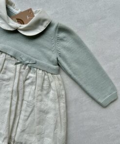Alternative view of Gebreid Jurkje Aqua Mint