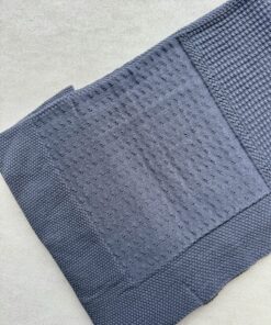 Gebreide wiegdeken SpaceBlue