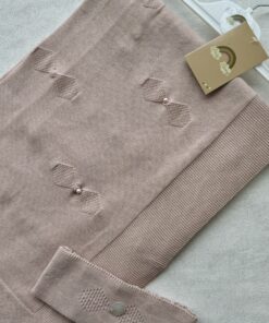 Gebreide wiegdeken 2-delig Pearl RoseMary