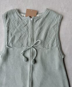 Premium Slaapzak Aqua Mint Pompon Unisex