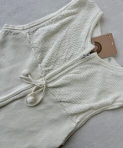 Premium Slaapzak Cream Pompon Unisex