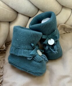 Alternative view of Gebreide Booties Ruffled Strik Apple Green