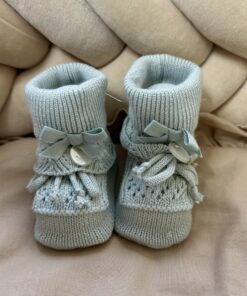 Alternative view of Gebreide Booties Ruffled Strik Aqua Mint