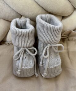 Gebreide Booties Stone