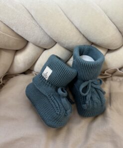Gebreide Booties AppleGreen Unisex